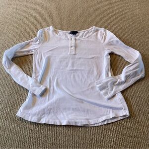 Gap kids white long sleeve